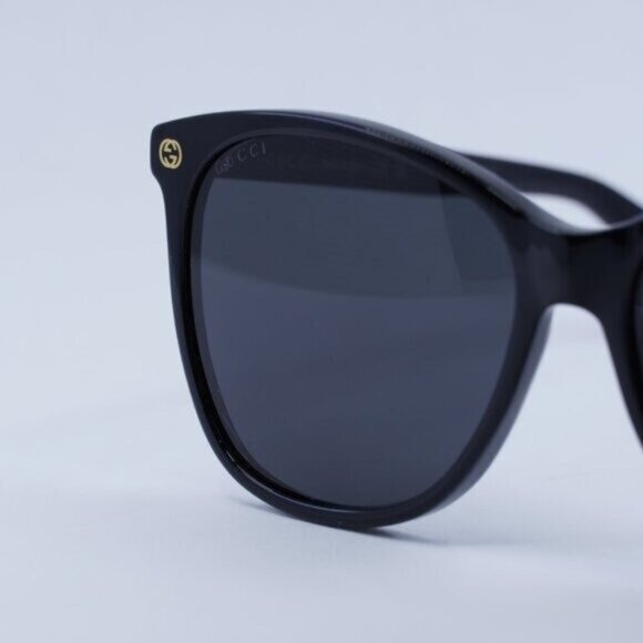 🕶️ New Gucci GG0024S 001 Sunglasses - Black Frame, Grey Lenses - Picture 6 of 12